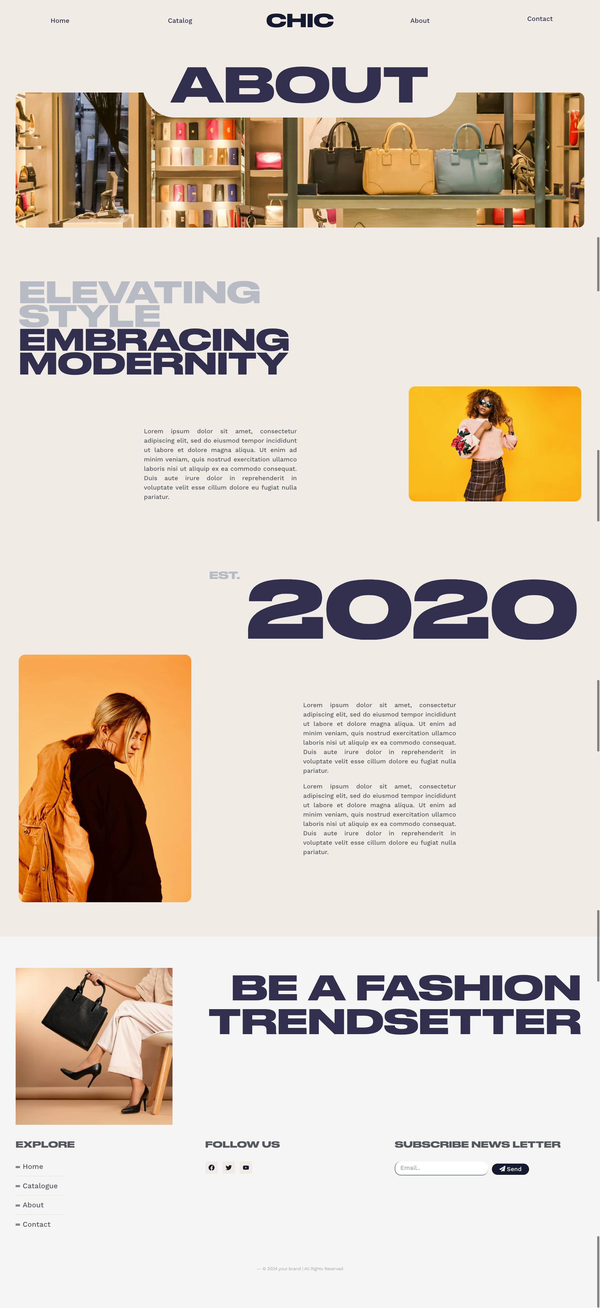 Website Design for Fashion