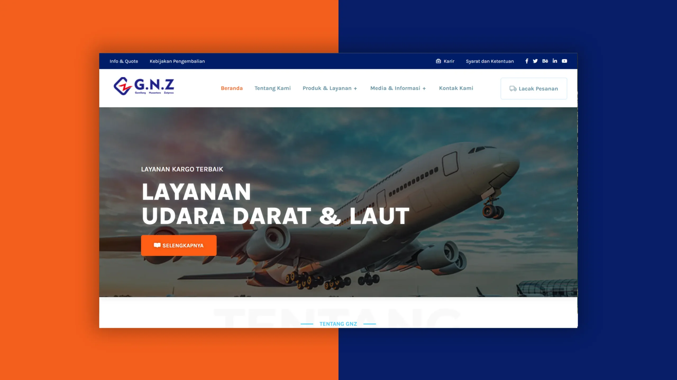 Logistic-gnz-website-design